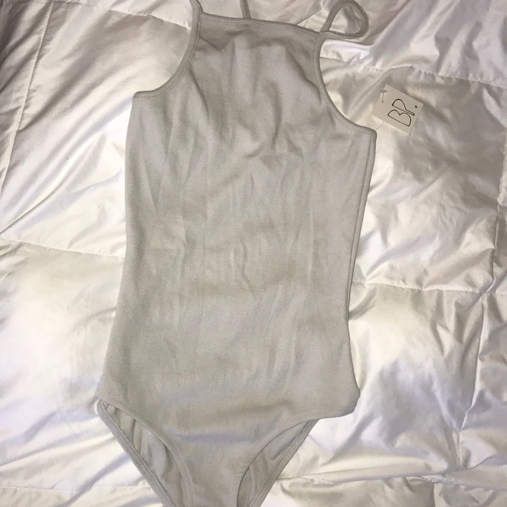 light grey body suit